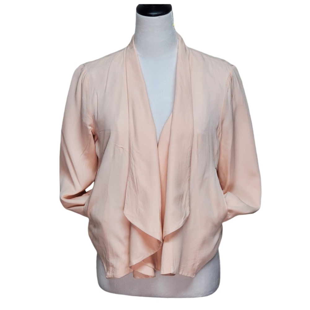 LC Lauren Conrad Peach Pink Waterfall Collar Size 8
